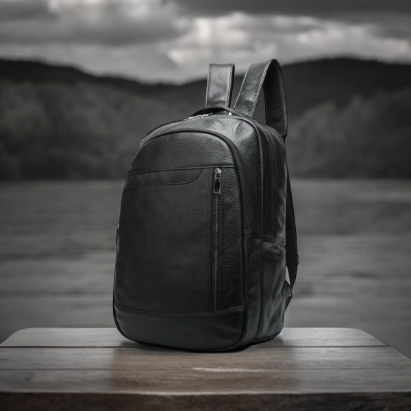 Δερμάτινο σακίδιο πλάτης Cardinal 20L 9008 μαύρο - Image 2