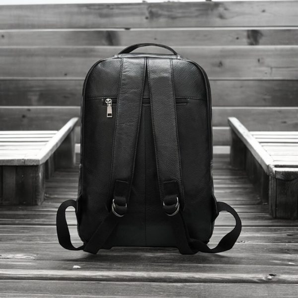 Δερμάτινο σακίδιο πλάτης Cardinal 20L 9008 μαύρο - Image 3
