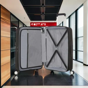 American Tourister Soundbox Μεγάλη Βαλίτσα 77×51,5×29,5/31,5cm Μαύρη