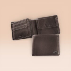 Camel Active Vegas Δερμάτινο Πλάγιο Πορτοφόλι Καφέ