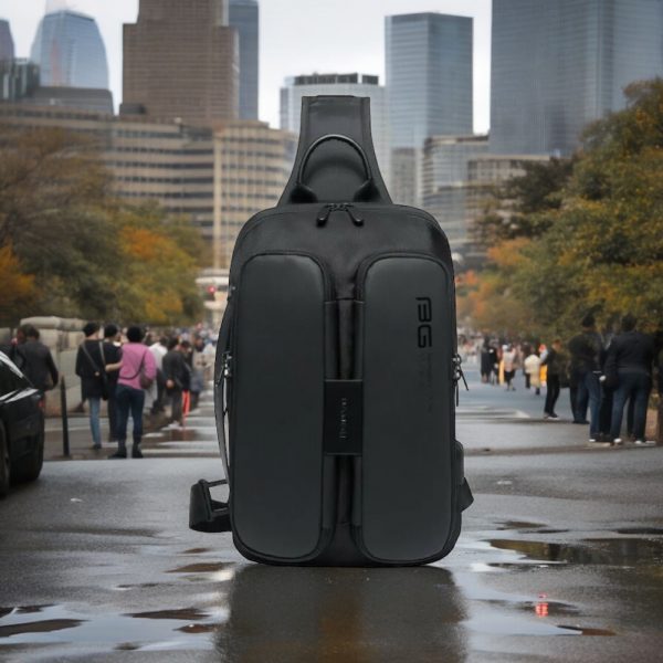 Τσαντάκι ώμου χιαστί crossbody Bange 7079 μαύρο - Image 2