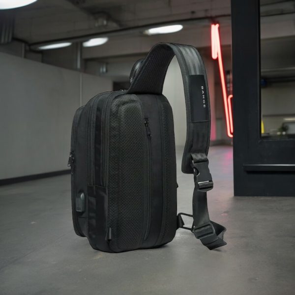 Τσαντάκι ώμου χιαστί crossbody Bange 7079 μαύρο - Image 5