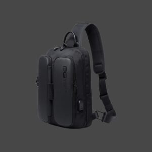 Bange Τσαντάκι Crossbody 7079 Μαύρο Αδιάβροχο