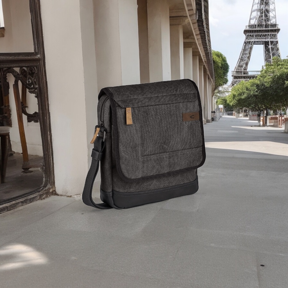 Camel Active Air M Καθημερινή Τσάντα Ώμου Σκούρο Γκρι - Image 2