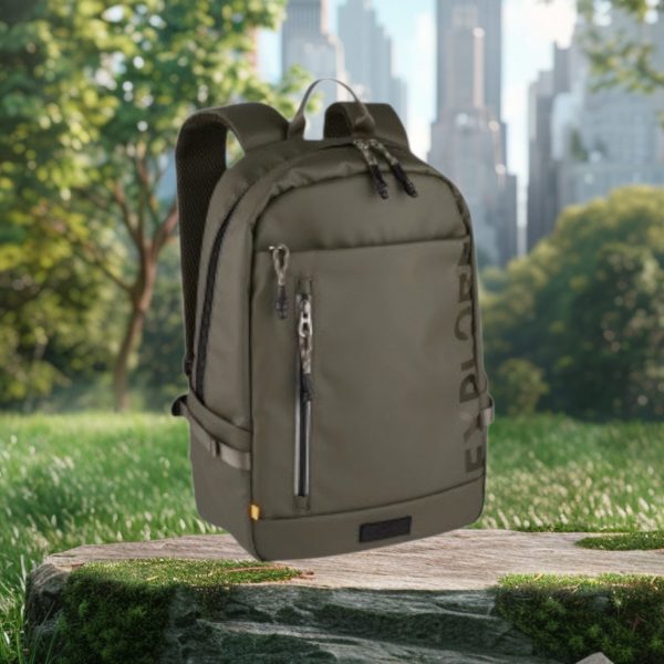 Camel Active Υφασμάτινο Σακίδιο Πλάτης Χακί 401-201-35 - Image 2