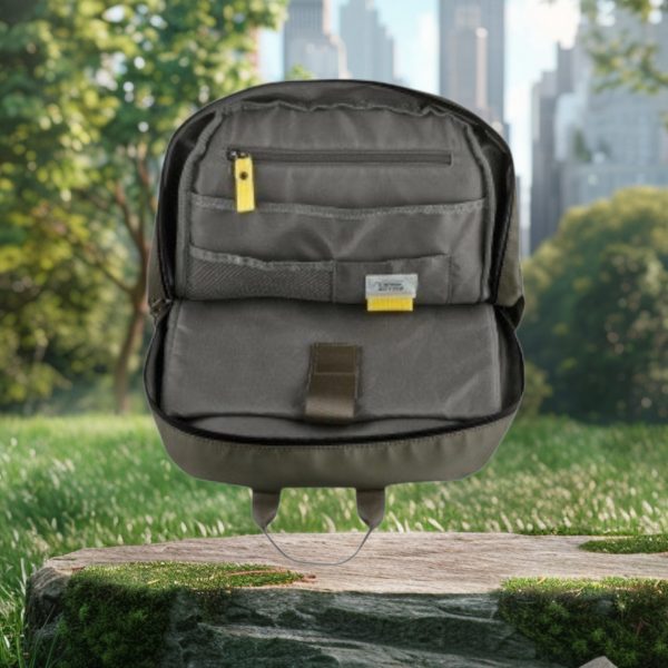 Camel Active Υφασμάτινο Σακίδιο Πλάτης Χακί 401-201-35 - Image 3