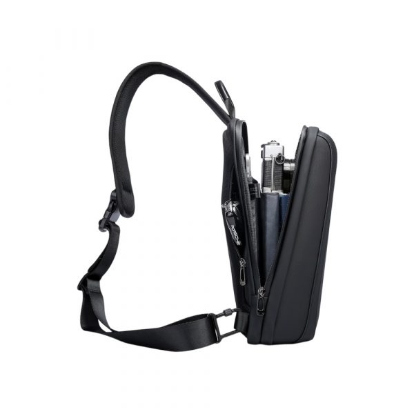 Τσαντάκι ώμου χιαστί crossbody Bange 2811 μαύρο - Image 2