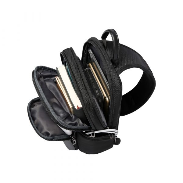 Τσαντάκι ώμου χιαστί crossbody Bange 7718 μαύρο - Image 2