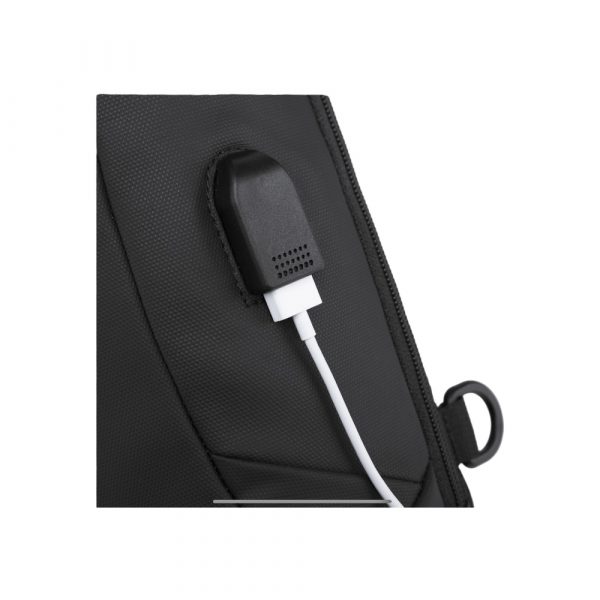 Τσαντάκι ώμου χιαστί crossbody Bange 1912 μαύρο - Image 3