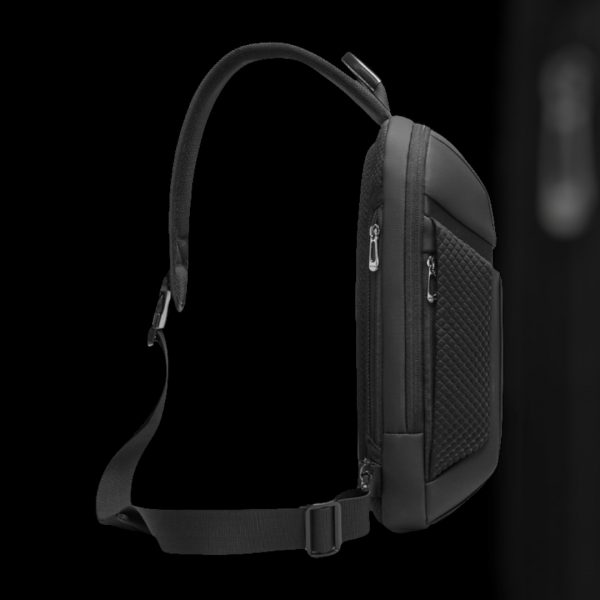 Τσαντάκι ώμου χιαστί crossbody Bange 7721 μαύρο - Image 2