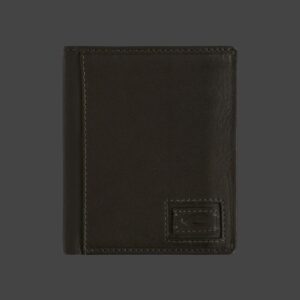 Camel Active Dust Όρθιο Δερμάτινο Πορτοφόλι Μαύρο