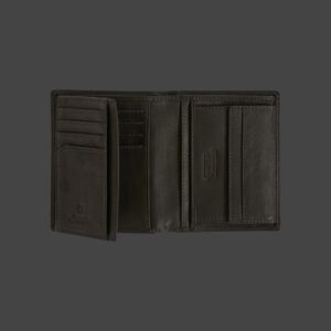 Camel Active Dust Όρθιο Δερμάτινο Πορτοφόλι Μαύρο