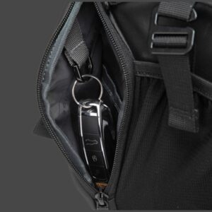 Bange Τσαντάκι Crossbody 77120 Μαύρο Αδιάβροχο