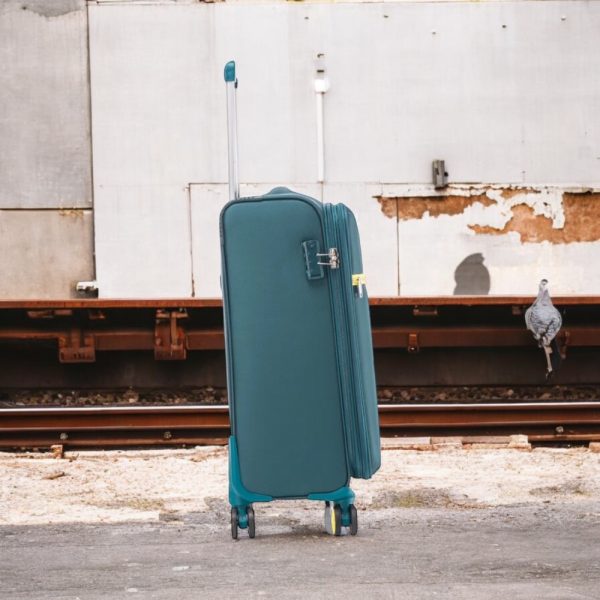 Βαλίτσα trolley Cardinal μεσαία μεγάλη 5100 60/70cm πετρόλ - Image 4