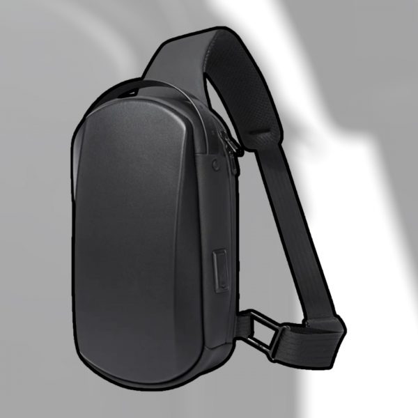 Τσαντάκι ώμου χιαστί crossbody Bange 7256 μαύρο - Image 2