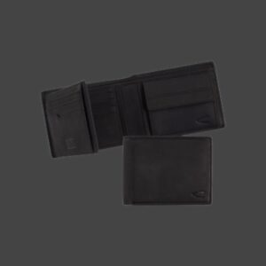 Camel Active Vietnam Πορτοφόλι Πλάγιο Δερμάτινο RFID Μαύρο