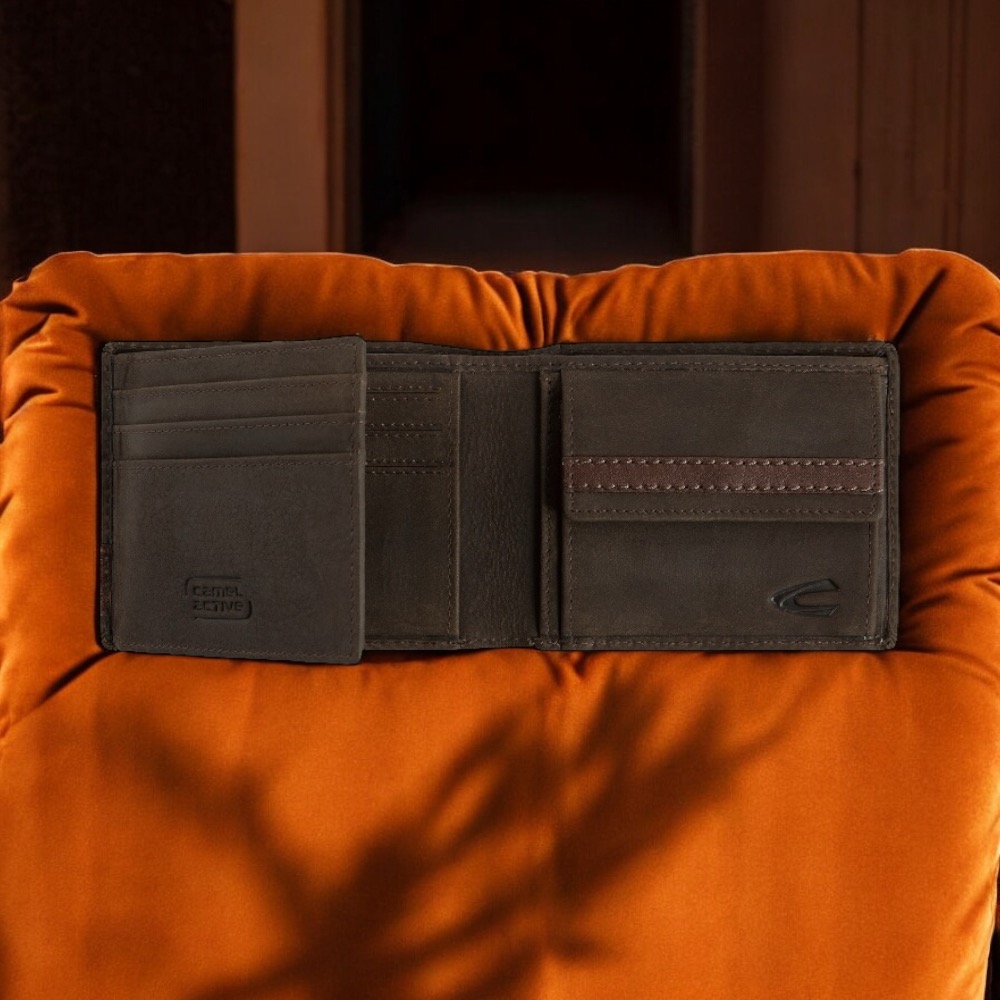 camel active Taipeh Μικρό Πορτοφόλι Πλάγιο Καφέ - Image 3