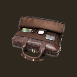 Cardinal Δερμάτινος Χαρτοφύλακας 8841 Σκούρο Καφέ