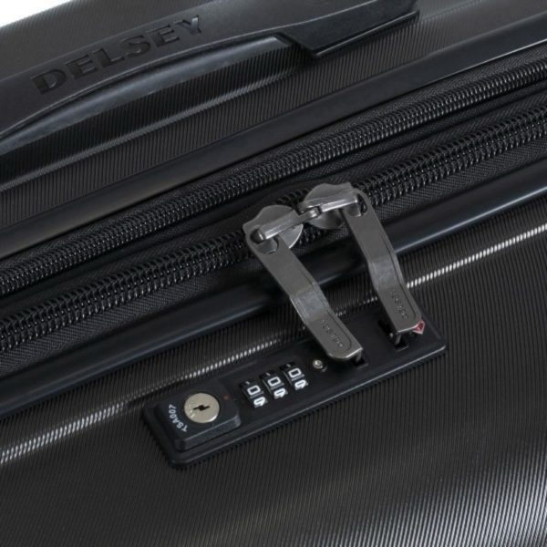 Delsey Βαλίτσα μεγάλη expandable 78x50x29.5/32.5cm σειρά Meteor Black - Image 4