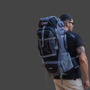 Cardinal 630 Μαύρο Ορειβατικό Σακίδιο Πλάτης 80+5L