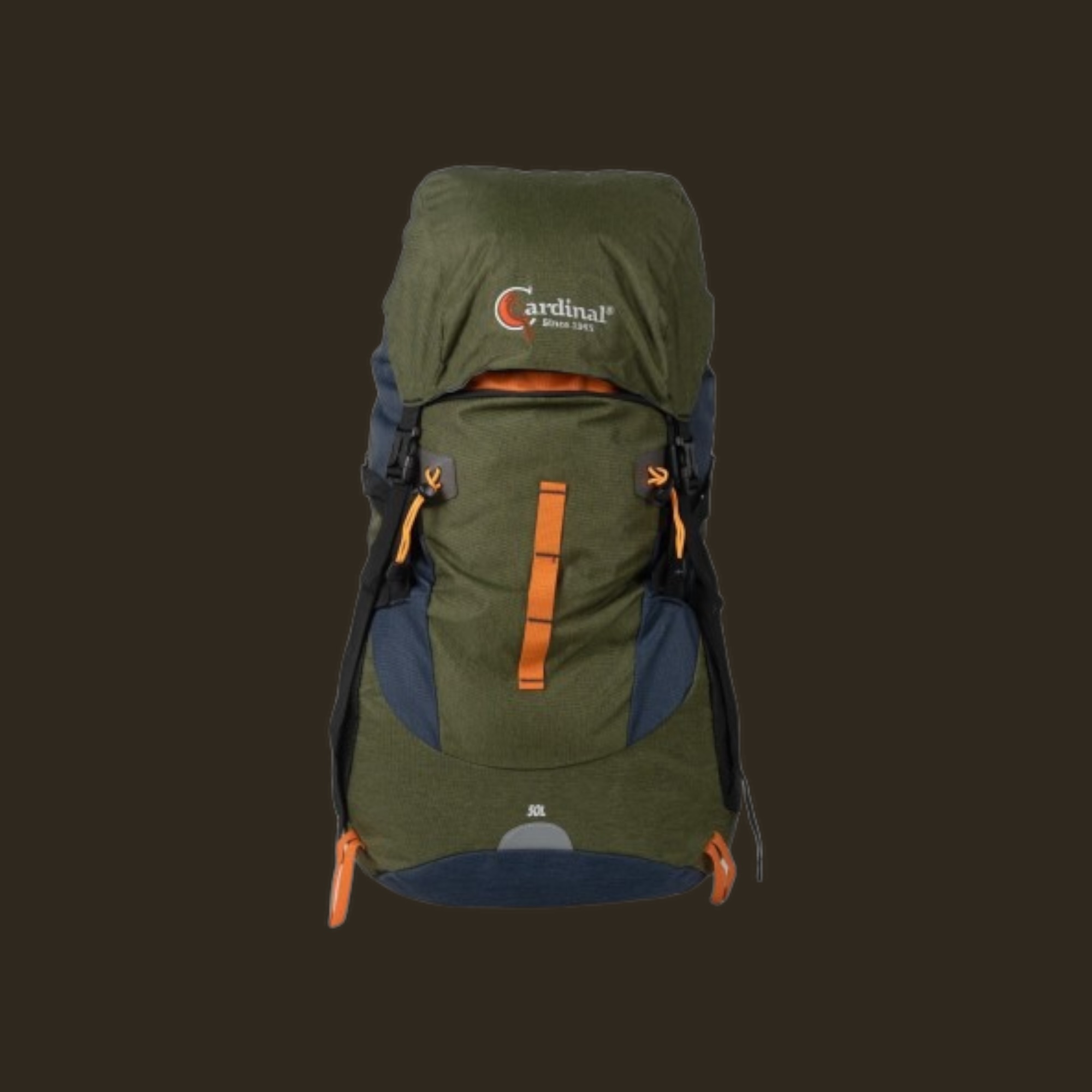 Cardinal Αδιάβροχο Σακίδιο Πεζοπορίας 50L Daypack 790 Χακί