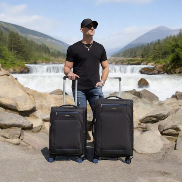 Βαλίτσα trolley Spectra Cardinal μεσαία μεγάλη 5000 60/70cm μαύρη - Image 2