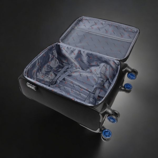 Βαλίτσα trolley Spectra Cardinal μεσαία μεγάλη 5000 60/70cm μαύρη - Image 4