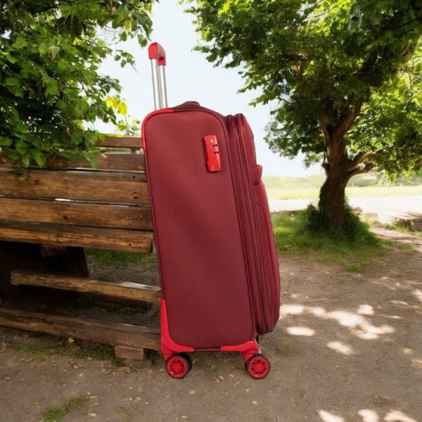 Βαλίτσες trolley.Σετ 3 τεμαχίων Cardinal 3400 μπορντό - Image 3