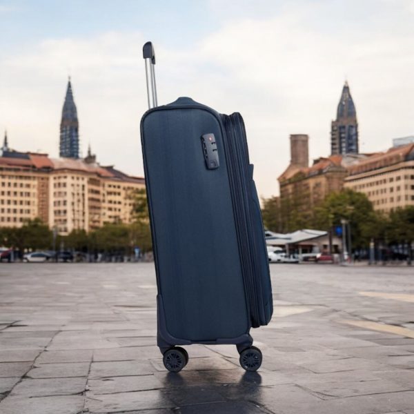 Βαλίτσα trolley Cardinal μεσαία μεγάλη 3400 60/70cm σκούρο μπλέ - Image 3