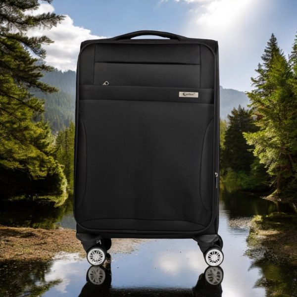 Βαλίτσα trolley Cardinal μικρή μεσαία 3400 50/60cm μαύρη - Image 2