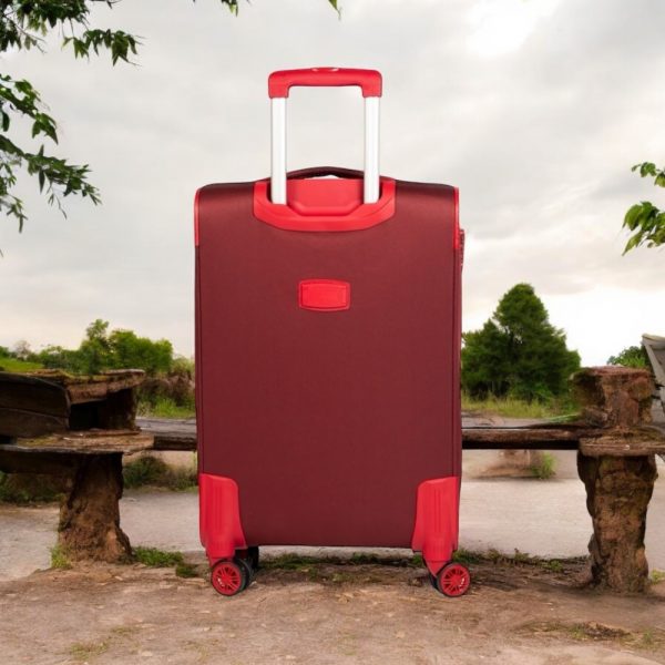 Βαλίτσα trolley Cardinal μικρή μεσαία 3400 50/60cm μπορντό - Image 5
