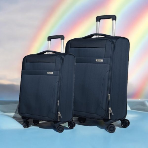 Βαλίτσα trolley Cardinal μικρή μεσαία 3400 50/60cm σκούρο μπλέ - Image 2