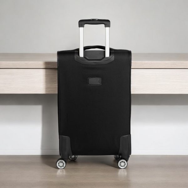 Βαλίτσα trolley Cardinal μικρή μεσαία 3300 50/60cm μαύρη - Image 5