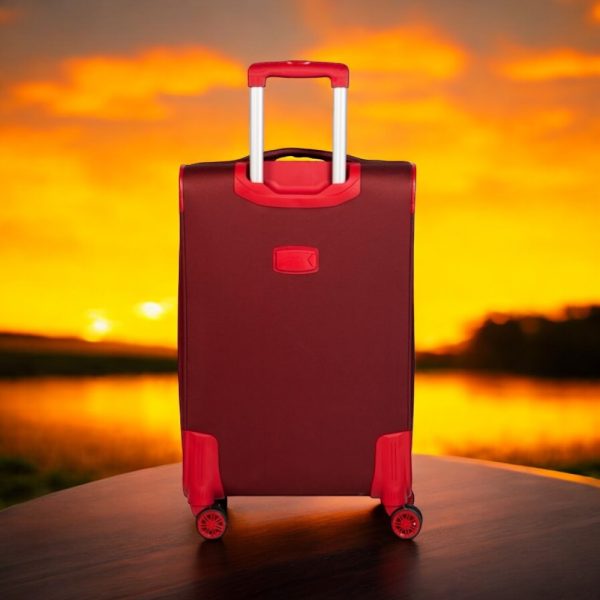Βαλίτσα trolley Cardinal μικρή μεσαία 3300 50/60cm μπορντό - Image 6