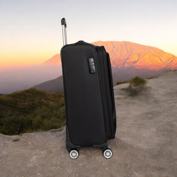 Βαλίτσα trolley Cardinal μεσαία μεγάλη 3300 60/70cm μαύρη - Image 3