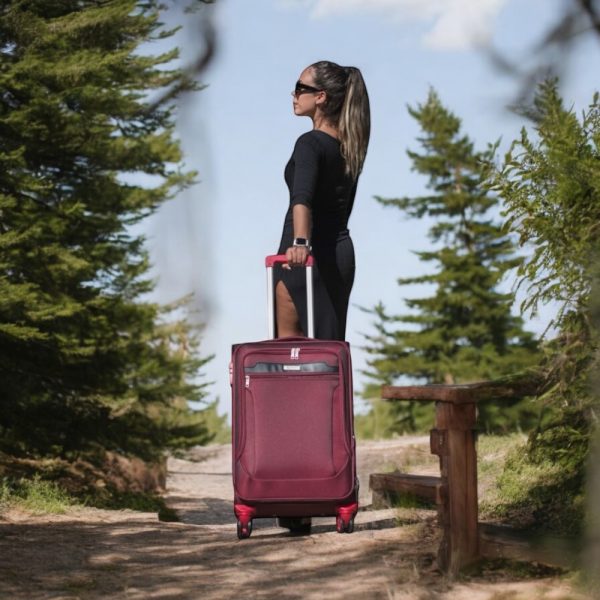 Βαλίτσα trolley Cardinal μεσαία μεγάλη 3300 60/70cm μπορντό - Image 2