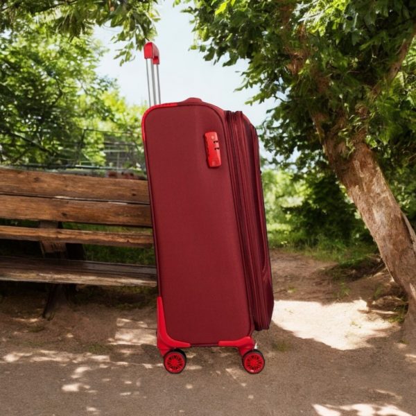 Βαλίτσα trolley Cardinal μεσαία μεγάλη 3300 60/70cm μπορντό - Image 3