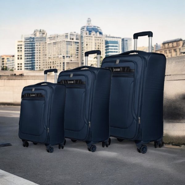 Βαλίτσες trolley.Σετ 3 τεμαχίων Cardinal 3300 σκούρο μπλέ - Image 2