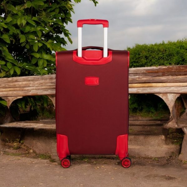 Βαλίτσες trolley.Σετ 3 τεμαχίων Cardinal 3300 μπορντό - Image 4
