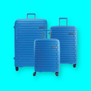BG Berlin Σετ Βαλίτσες Expandable 54-67-76cm Soda Blue