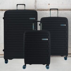 BG Berlin Σετ Βαλίτσες 3τμχ SODA 55+67+76εκ Black