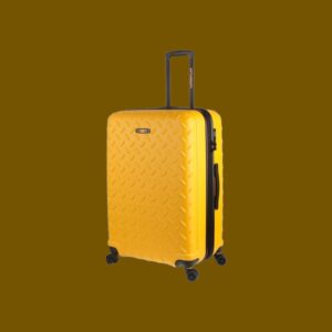 Caterpillar Σετ Βαλίτσες 75x50x31cm 65x44x28.5cm 54x26x23.5cm Κίτρινες