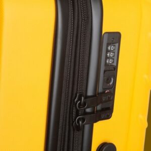 Caterpillar Σετ Βαλίτσες 75x50x31cm 65x44x28.5cm 54x26x23.5cm Κίτρινες