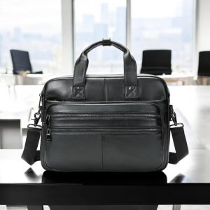 Alternative view of Cardinal Δερμάτινος Επαγγελματικός Χαρτοφύλακας 6938 Μαύρος