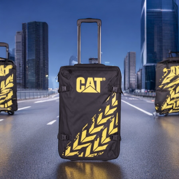 Σακ βουαγιαζ με ρόδες μεσαίο μεγάλο Caterpillar 84593-01 μαύρο - Image 3