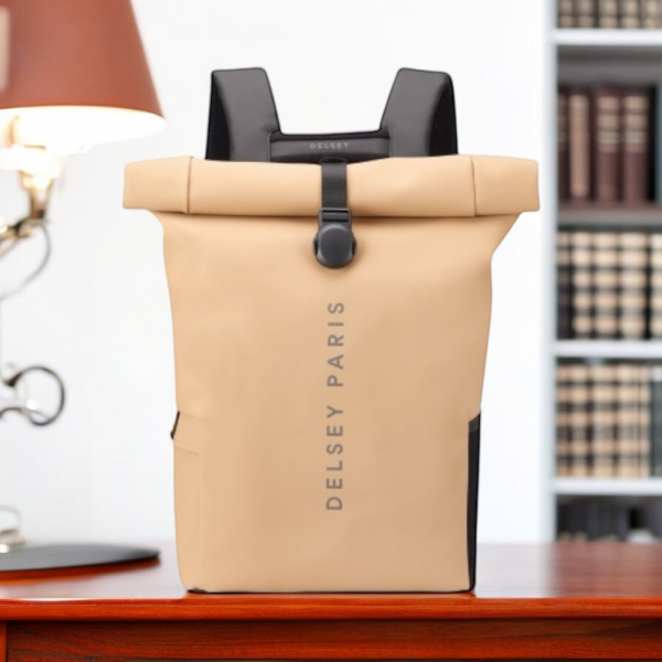 Delsey Σακίδιο πλάτης roll-top Turenne Beige - Image 2