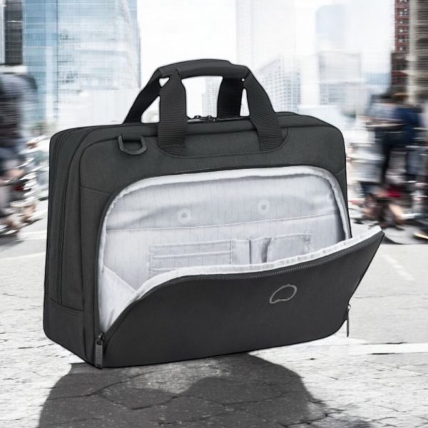 Delsey Χαρτοφύλακας για laptop 15.6" Esplanade Deep Black - Image 4