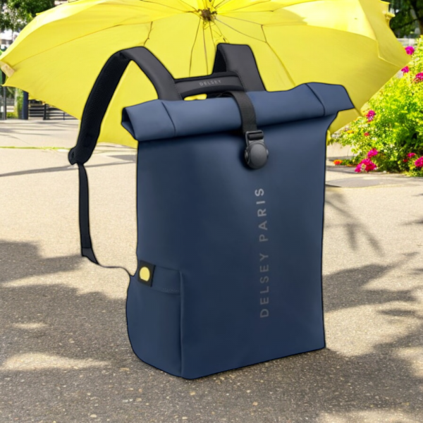 Delsey Σακίδιο πλάτης roll-top Turenne Night Blue - Image 2