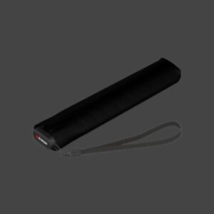 Knirps US.050 Ομπρέλα Τσέπης 115gr Μαύρη Χειροκίνητη