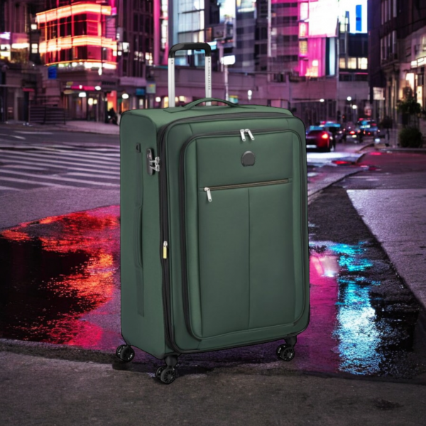 Delsey Βαλίτσα μεγάλη expandable 79cm Pin Up 6 Green - Image 2